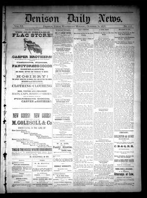 Denison Daily News. (Denison, Tex.), Vol. 6, No. 213, Ed. 1 Wednesday, October 30, 1878