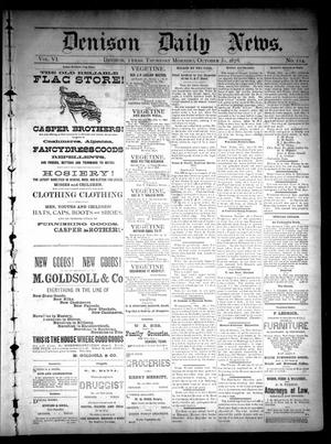 Denison Daily News. (Denison, Tex.), Vol. 6, No. 214, Ed. 1 Thursday, October 31, 1878