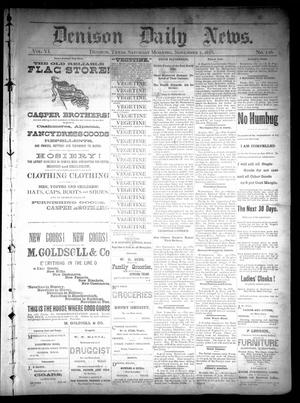 Denison Daily News. (Denison, Tex.), Vol. 6, No. 216, Ed. 1 Saturday, November 2, 1878