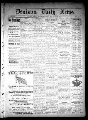 Denison Daily News. (Denison, Tex.), Vol. 6, No. 221, Ed. 1 Friday, November 8, 1878