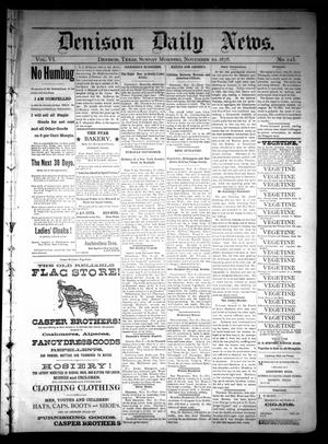 Denison Daily News. (Denison, Tex.), Vol. 6, No. 223, Ed. 1 Sunday, November 10, 1878