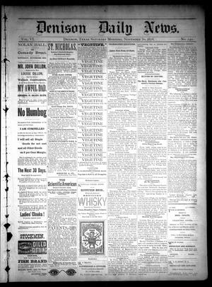 Denison Daily News. (Denison, Tex.), Vol. 6, No. 240, Ed. 1 Saturday, November 30, 1878