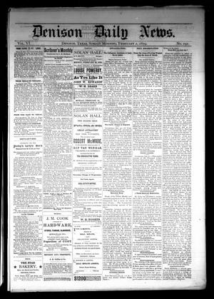 Denison Daily News. (Denison, Tex.), Vol. 6, No. 292, Ed. 1 Sunday, February 2, 1879
