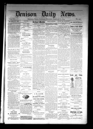 Denison Daily News. (Denison, Tex.), Vol. 6, No. 297, Ed. 1 Saturday, February 8, 1879