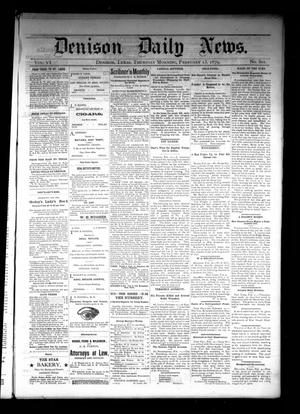 Denison Daily News. (Denison, Tex.), Vol. 6, No. 301, Ed. 1 Thursday, February 13, 1879