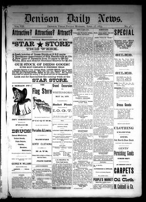 Denison Daily News. (Denison, Tex.), Vol. 7, No. 45, Ed. 1 Friday, April 25, 1879