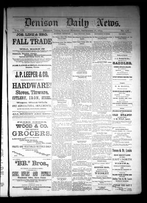 Denison Daily News. (Denison, Tex.), Vol. 7, No. 178, Ed. 1 Sunday, September 28, 1879