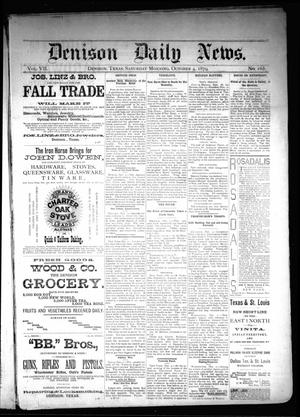 Denison Daily News. (Denison, Tex.), Vol. 7, No. 183, Ed. 1 Saturday, October 4, 1879