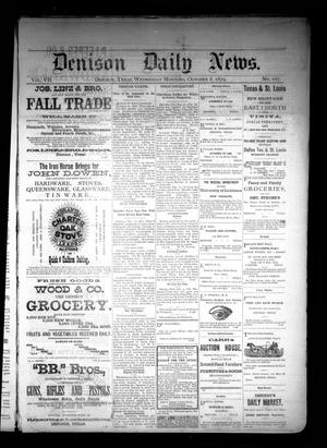 Denison Daily News. (Denison, Tex.), Vol. 7, No. 187, Ed. 1 Wednesday, October 8, 1879