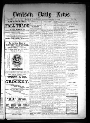 Denison Daily News. (Denison, Tex.), Vol. 7, No. 189, Ed. 1 Friday, October 10, 1879