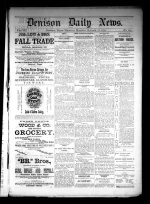 Denison Daily News. (Denison, Tex.), Vol. 7, No. 194, Ed. 1 Thursday, October 16, 1879