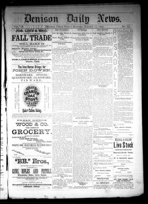 Denison Daily News. (Denison, Tex.), Vol. 7, No. 195, Ed. 1 Friday, October 17, 1879