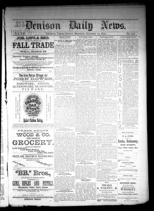 Denison Daily News. (Denison, Tex.), Vol. 7, No. 197, Ed. 1 Sunday, October 19, 1879