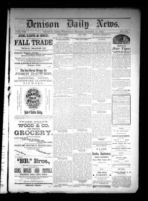 Denison Daily News. (Denison, Tex.), Vol. 7, No. 199, Ed. 1 Wednesday, October 22, 1879