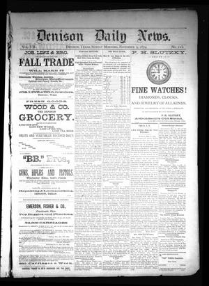 Denison Daily News. (Denison, Tex.), Vol. 7, No. 215, Ed. 1 Sunday, November 9, 1879