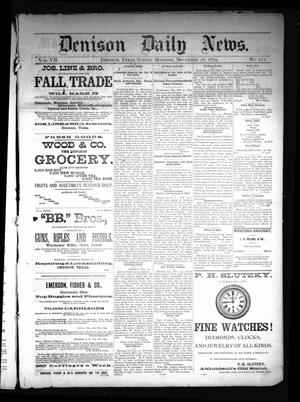 Denison Daily News. (Denison, Tex.), Vol. 7, No. 221, Ed. 1 Sunday, November 16, 1879