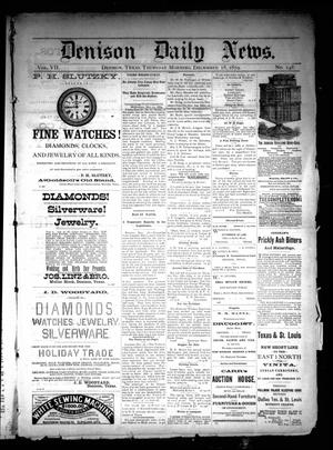 Denison Daily News. (Denison, Tex.), Vol. 7, No. 248, Ed. 1 Thursday, December 18, 1879