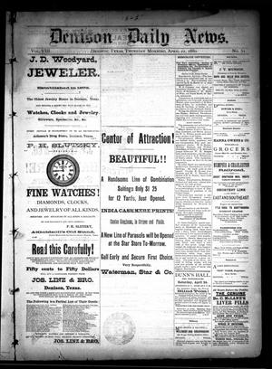Denison Daily News. (Denison, Tex.), Vol. 8, No. 51, Ed. 1 Thursday, April 22, 1880
