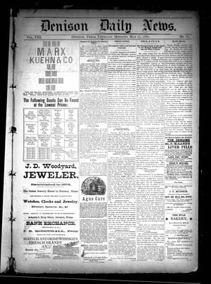 Denison Daily News. (Denison, Tex.), Vol. 8, No. 81, Ed. 1 Thursday, May 27, 1880