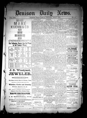 Denison Daily News. (Denison, Tex.), Vol. 8, No. 91, Ed. 1 Tuesday, June 8, 1880