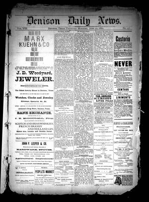 Denison Daily News. (Denison, Tex.), Vol. 8, No. 93, Ed. 1 Thursday, June 10, 1880