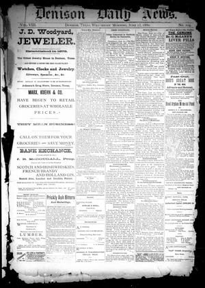 Denison Daily News. (Denison, Tex.), Vol. 8, No. 104, Ed. 1 Wednesday, June 23, 1880