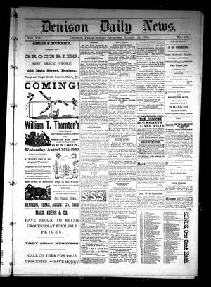 Denison Daily News. (Denison, Tex.), Vol. 8, No. 156, Ed. 1 Sunday, August 22, 1880