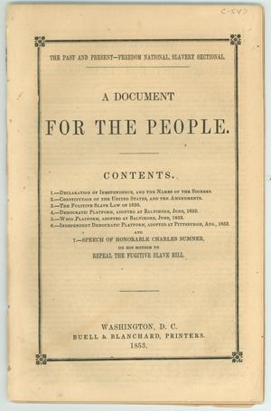 "A Document for the People"