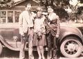 Photograph: Lucas Children in Front of Car