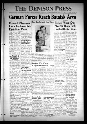 The Denison Press (Denison, Tex.), Vol. 9, No. 28, Ed. 1 Wednesday, July 29, 1942