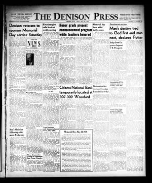 Primary view of object titled 'The Denison Press (Denison, Tex.), Vol. 31, No. 48, Ed. 1 Friday, May 29, 1959'.