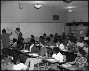 Primary view of object titled 'Anderson High School [Students In Class]'.