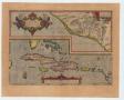 Map: "Culiacanae, Americae Regionis, Descriptio" and "Cubae, Aliarumque In…