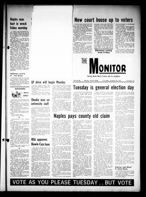 Primary view of object titled 'The Naples Monitor (Naples, Tex.), Vol. 84, No. 12, Ed. 1 Thursday, October 29, 1970'.