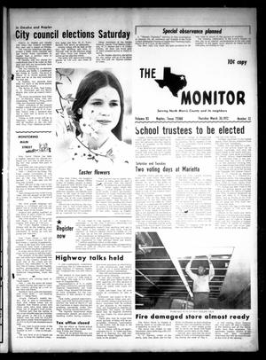 Primary view of object titled 'The Naples Monitor (Naples, Tex.), Vol. 85, No. 32, Ed. 1 Thursday, March 30, 1972'.