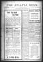Thumbnail image of item number 1 in: 'The Atlanta News. (Atlanta, Tex.), Vol. 9, No. 6, Ed. 1 Thursday, September 24, 1908'.