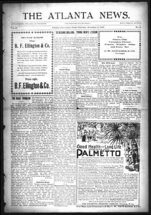 The Atlanta News. (Atlanta, Tex.), Vol. 9, No. 13, Ed. 1 Thursday, November 12, 1908
