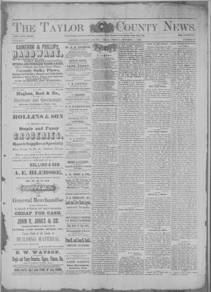 The Taylor County News. (Abilene, Tex.), Vol. 2, No. 29, Ed. 1 Friday, October 1, 1886