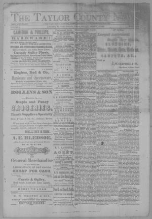 Primary view of object titled 'The Taylor County News. (Abilene, Tex.), Vol. 2, No. 52, Ed. 1 Friday, March 11, 1887'.