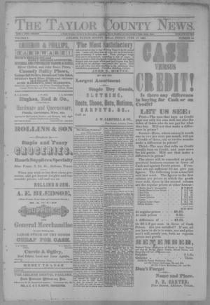 The Taylor County News. (Abilene, Tex.), Vol. 3, No. 14, Ed. 1 Friday, June 17, 1887