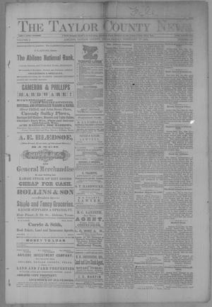 The Taylor County News. (Abilene, Tex.), Vol. 3, No. 49, Ed. 1 Friday, February 17, 1888