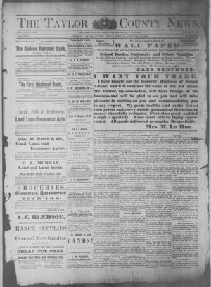 The Taylor County News. (Abilene, Tex.), Vol. 5, No. 46, Ed. 1 Friday, January 17, 1890