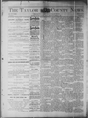 Primary view of object titled 'The Taylor County News. (Abilene, Tex.), Vol. 6, No. 39, Ed. 1 Friday, November 21, 1890'.