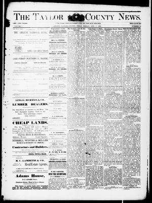 The Taylor County News. (Abilene, Tex.), Vol. 7, No. 24, Ed. 1 Friday, August 7, 1891