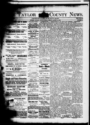 Primary view of object titled 'The Taylor County News. (Abilene, Tex.), Vol. 8, No. 26, Ed. 1 Friday, August 19, 1892'.