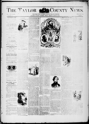 The Taylor County News. (Abilene, Tex.), Vol. 10, No. 9, Ed. 1 Friday, April 20, 1894