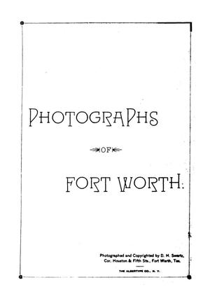 Primary view of object titled 'Photographs of Fort Worth'.