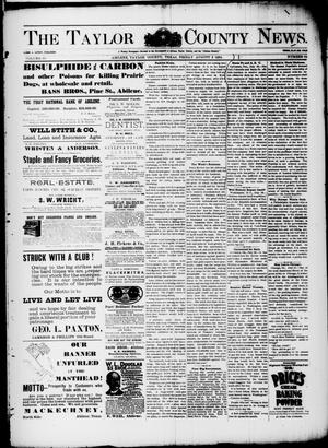 The Taylor County News. (Abilene, Tex.), Vol. 10, No. 24, Ed. 1 Friday, August 3, 1894