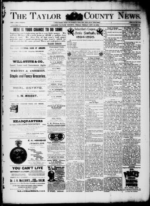 The Taylor County News. (Abilene, Tex.), Vol. 10, No. 35, Ed. 1 Friday, October 19, 1894