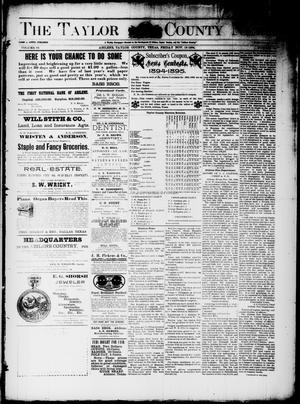 The Taylor County News. (Abilene, Tex.), Vol. 10, No. 39, Ed. 1 Friday, November 16, 1894
